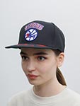 Бейсболка MITCHELL NESS арт. HHSS2997-P76YYPPPBLCK Philadelphia 76Ers NBA (черный)